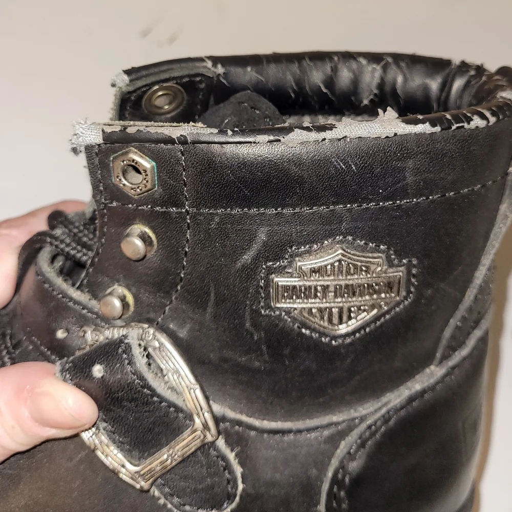 Harley-Davidson Black Combat Boots - Picture 5 of 9